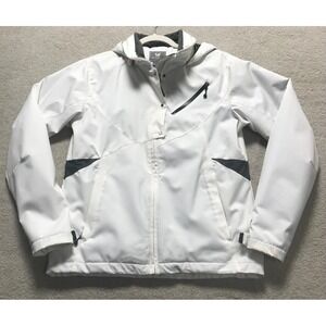 White Sierra Women's Size Medium White &‎ Grey Winter Ski Jacket Waterproof